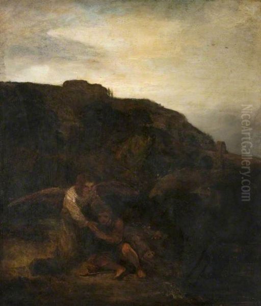 Tobias and the Angel in a Landscape - view 1