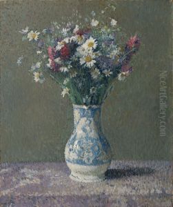 Bouquet de fleurs des champs by Henri-Jean Guillaume Martin