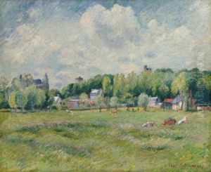 Meadows at Gisors by Camille Pissarro