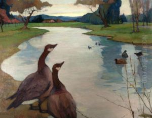 Wild Geese by Rowena Meeks Abdy