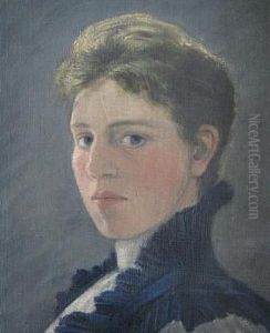 Selbstportrat by Louise Droste-Roggemann