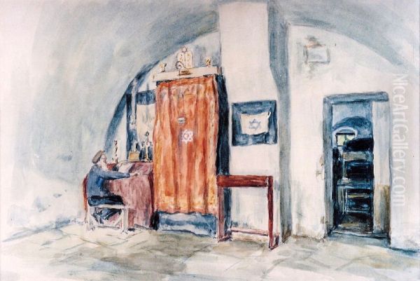 Synagogue in Theresienstadt - view 1