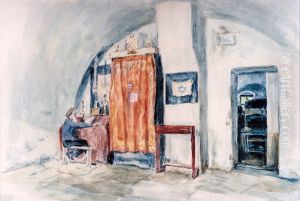 Synagogue in Theresienstadt by Malva Schalek