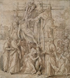The Descent from the Cross by Maerten De Vos