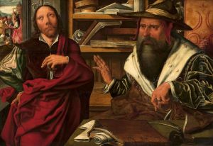 The Calling of St. Matthew. by Marinus van Reymerswaele