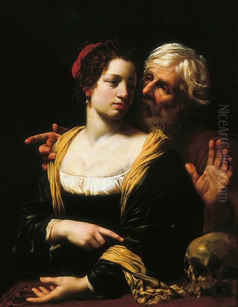 The ill-matched couple (Vanitas). - view 1