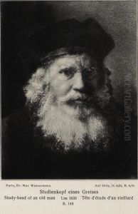Head of an Old Man by Rembrandt