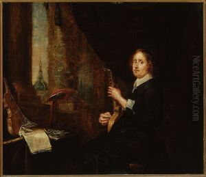 Portrait of a man with a cythara Portrait of a man with a cythara