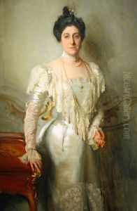 Portrait of Mrs. Asher B. Wertheimer, nee Flora Joseph by John Singer Sargent
