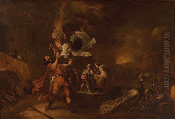 The Circumcision of son of Moses. - view 1