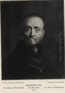 Rembrandt's father by Rembrandt
