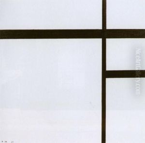 Composition en blanc et noir II by Piet Mondrian