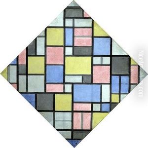 Composition with grid 6 by Piet Mondrian