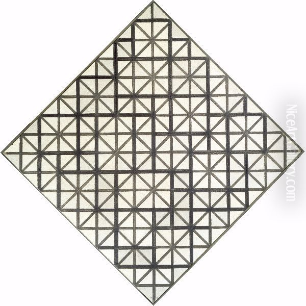 Composition with Gray Lines - view 1