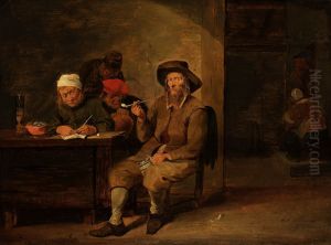 Scene in a tavern