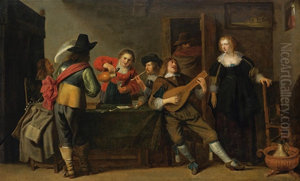 At the inn (Companions at a table). At the inn (Companions at a table).