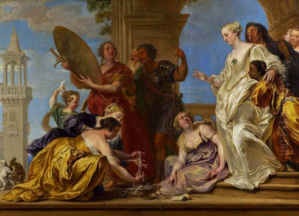 Achilles among the Daughters of Lycomedes (Ovid, Metamorphoses, XIII, 162-170, Publius Papinius Statius (ca. 45-96)) - view 1