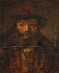 Head of a Bearded Man by Rembrandt