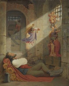 The Prisoner's Dream by Moritz von Schwind