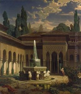 Der Lowenhof der Alhambra
