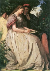 Paolo und Francesca by Anselm Friedrich Feuerbach