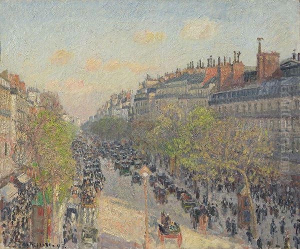 Boulevard Montmartre, Twilight - view 1