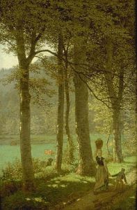 A la queue de l'etang de Brezal by Jean-Edouard Dargent