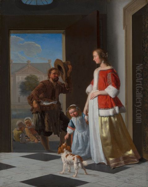 A Fishmonger at the Door - view 1