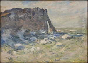 Cliff and Porte d'Aval by Stormy Weather