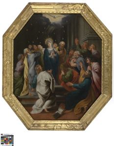 Uitstorting van de heilige Geest by (studio of) Rubens, Peter Paul
