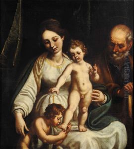 Sacra Famiglia by Bernardo Castello