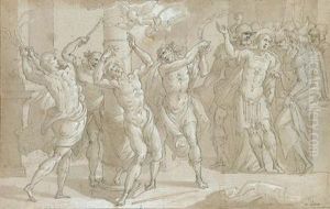 Geisselung Christi by Bernardo Castello