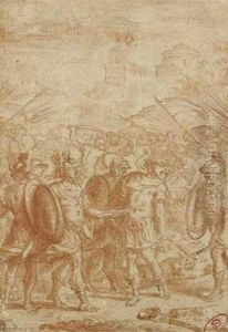 Etude Pour La Jerusalem Delivree by Bernardo Castello