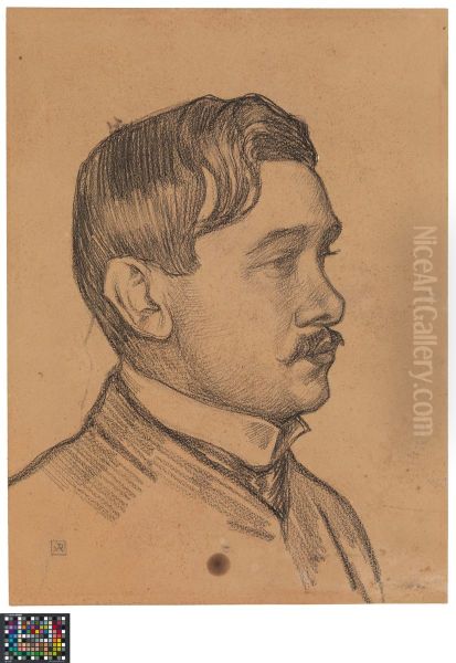 Portrait of Maurice Maeterlinck - view 1