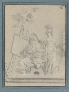 Minerva kroont de Schilderkunst