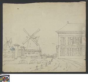 De Keizerspoort in Gent by Pieter-Frans De Noter