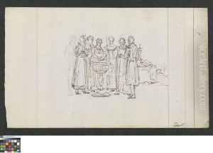 Doop van een kind by Pieter-Frans De Noter