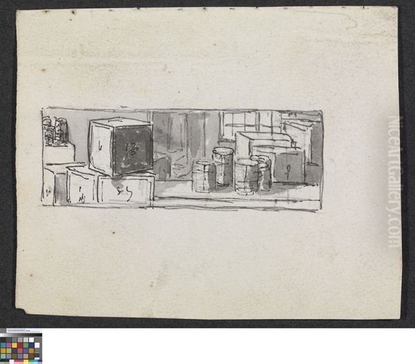 Interieur van een pakhuis - view 1