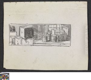 Interieur van een pakhuis
