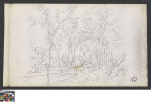 Landschap by Pieter-Frans De Noter