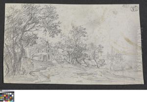 Landschap by Pieter-Frans De Noter