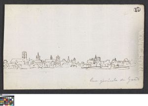 Vue generale de Gand by Pieter-Frans De Noter
