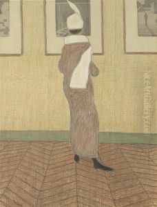Dame in expositie Dame in expositie