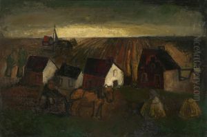 Landschap by Frits Van Den Berghe