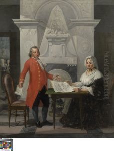 Jubileumportret van de familie De San