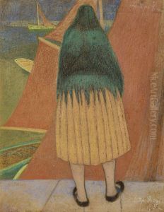 Vissersvrouw by Leon Spilliaert