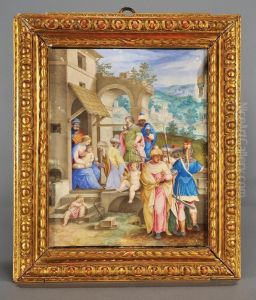 L'adorazione Dei Re Magi by Giovanni B. (Il Genvovese) Castello