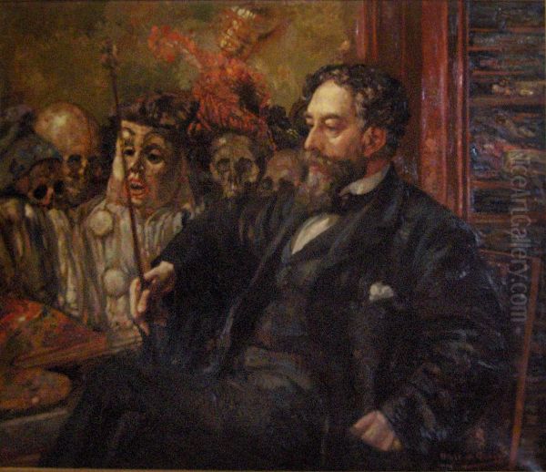 Portrait of James Ensor - view 1