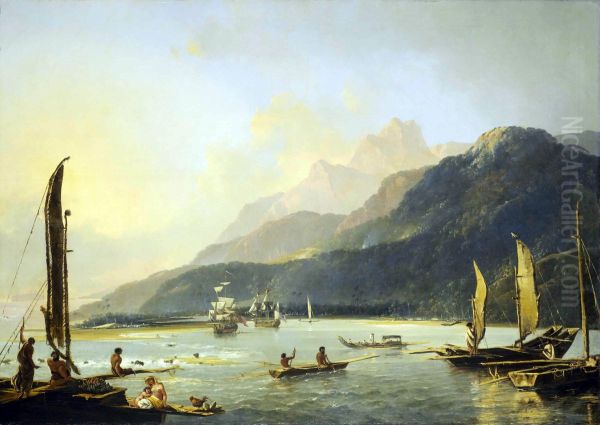 '[A] view of Maitavie Bay, [in the island of] Otaheite [Tahiti]' - view 1