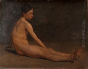 Naked boy by James Ensor